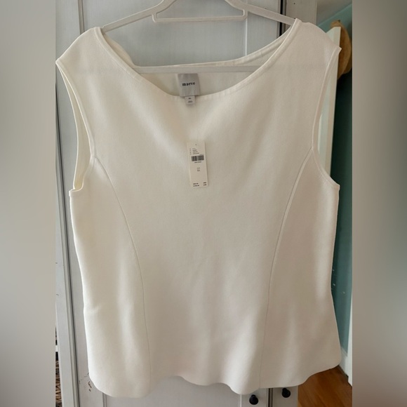 Anthropologie Maeve Sweater Knit Boatneck top XL NWT minimalist - Picture 3 of 3